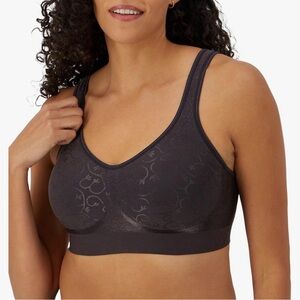 Bali Comfort Revolution ComfortFlex Fit Shaping Wireless Bra - Black Swirl - M